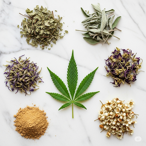 Une synergie de plantes autour du chanvre CBD et CBG