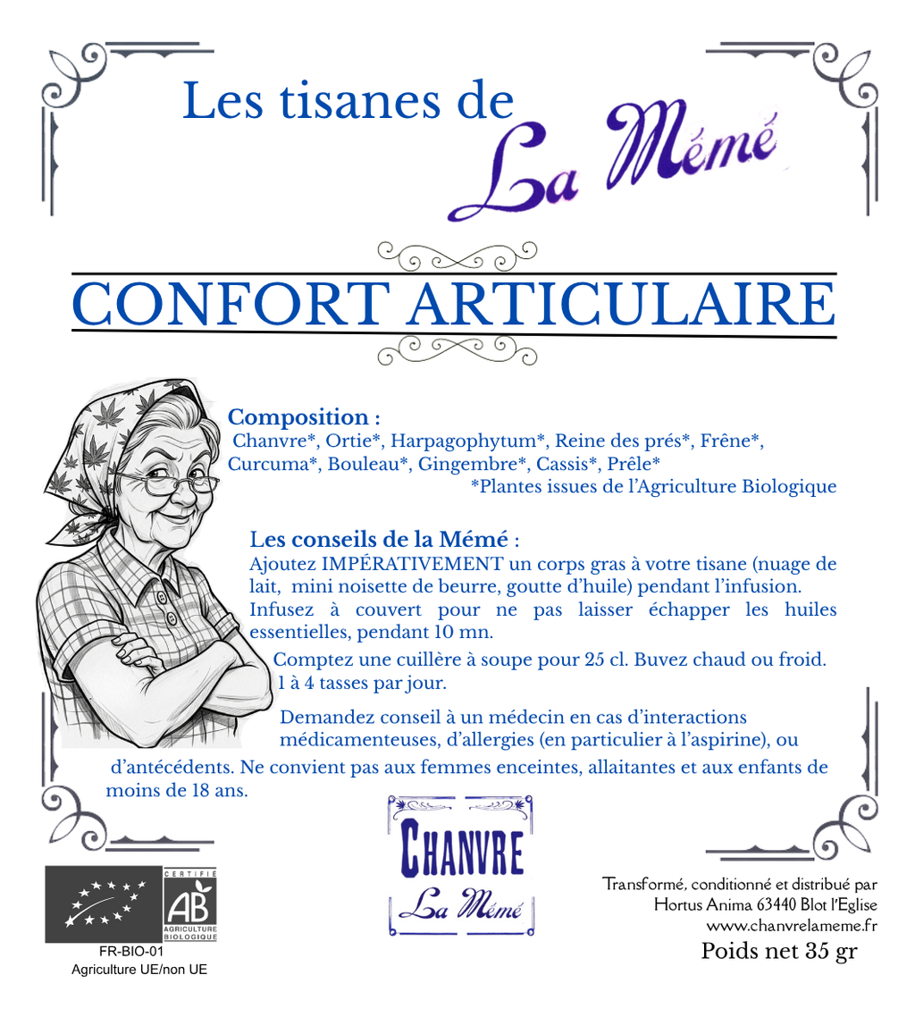 Tisane CONFORT ARTICULAIRE BIO
