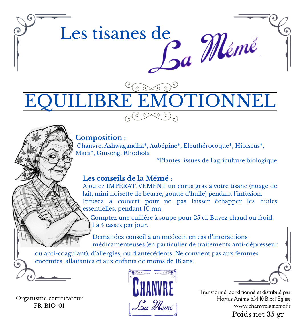 Tisane EQUILIBRE EMOTIONNEL